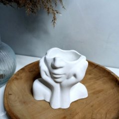 Dekorativní váza zasněná dívka BETON home