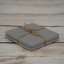 Betonový set podtácků čtverec BETON home - Barva: Šedá