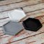 Betonový podtácek hexagon BETON home - Barva: Oranžová