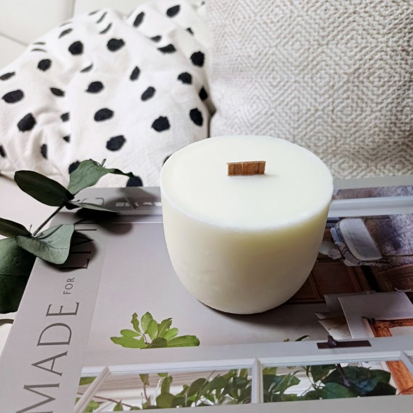 Náhradní náplň do svíčky 220g - Vůně: SEVERSKÝ DECH / severský cedr, borovice a máta