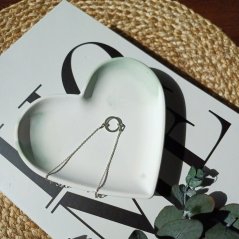 Betonový podtácek srdce BETON home