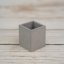 Betonový kelímek / mini květináč hranatý BETON home