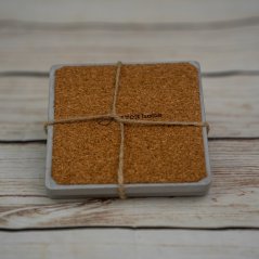 Betonový set podtácků čtverec BETON home