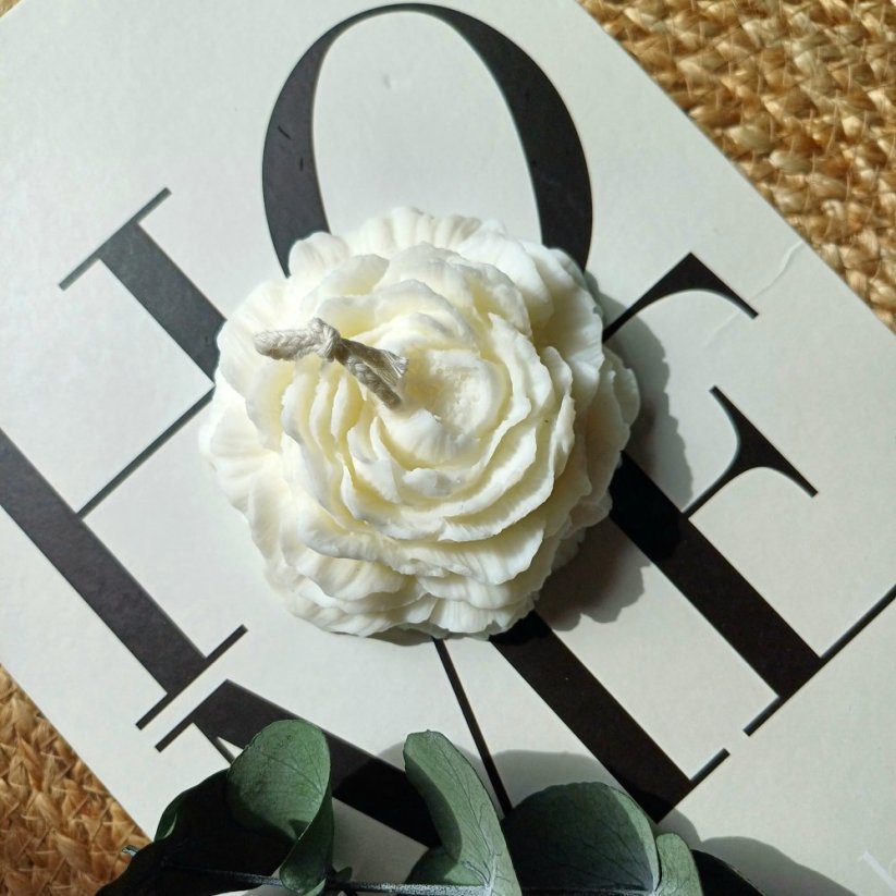 Sójová svíčka Pivoňka