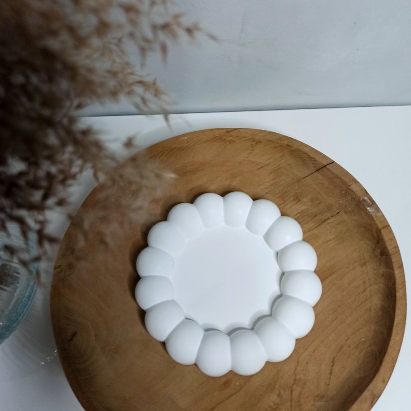 Betonový podtácek bublinky kulatý malý BETON home