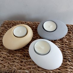 Betonový svícen Ovalis BETON home