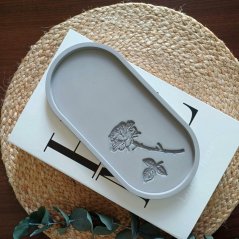 Betonový podtácek ovál velký BETON home