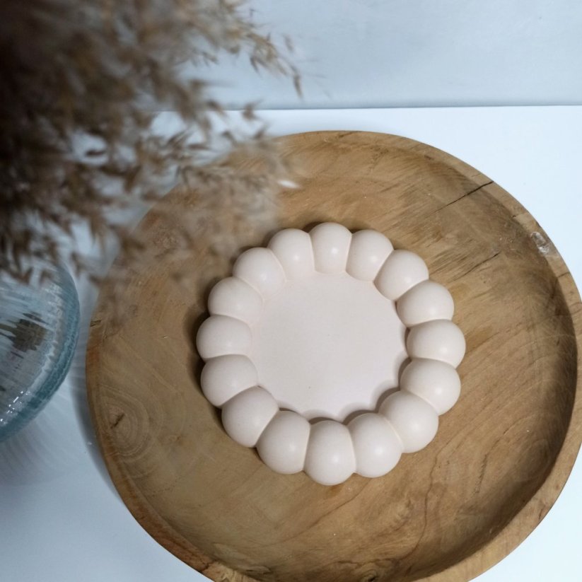 Betonový podtácek bublinky kulatý malý BETON home