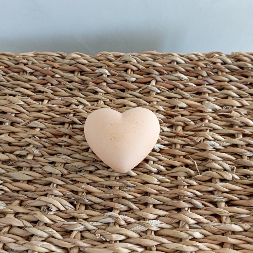 Betonové srdíčko malé 4 cm BETON home - Barva: Šedá