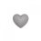 Betonové srdíčko velké - 6cm BETON home - Barva: Šedá