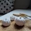 Betonové mini dýně sada 3ks BETON home - Barva: Bílá