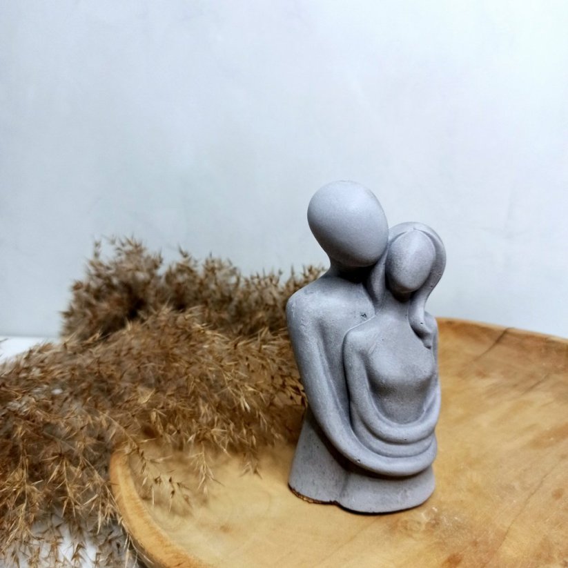 Betonová soška Ty a Já BETON home - Barva: Šedá