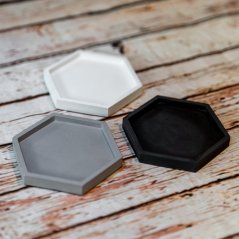 Betonový podtácek hexagon BETON home