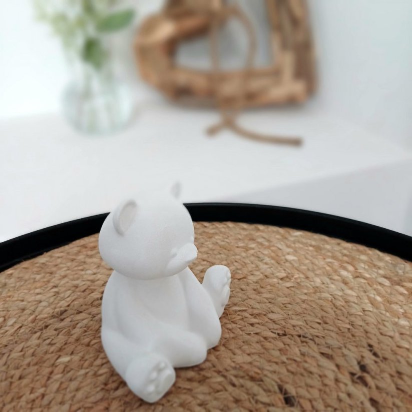 Betonový medvídek roztomilouš BETON home - Barva: Šedá