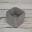 Betonový květináč hranatý BETON home - Barva: Šedá