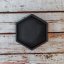 Betonový podtácek hexagon BETON home - Barva: Oranžová