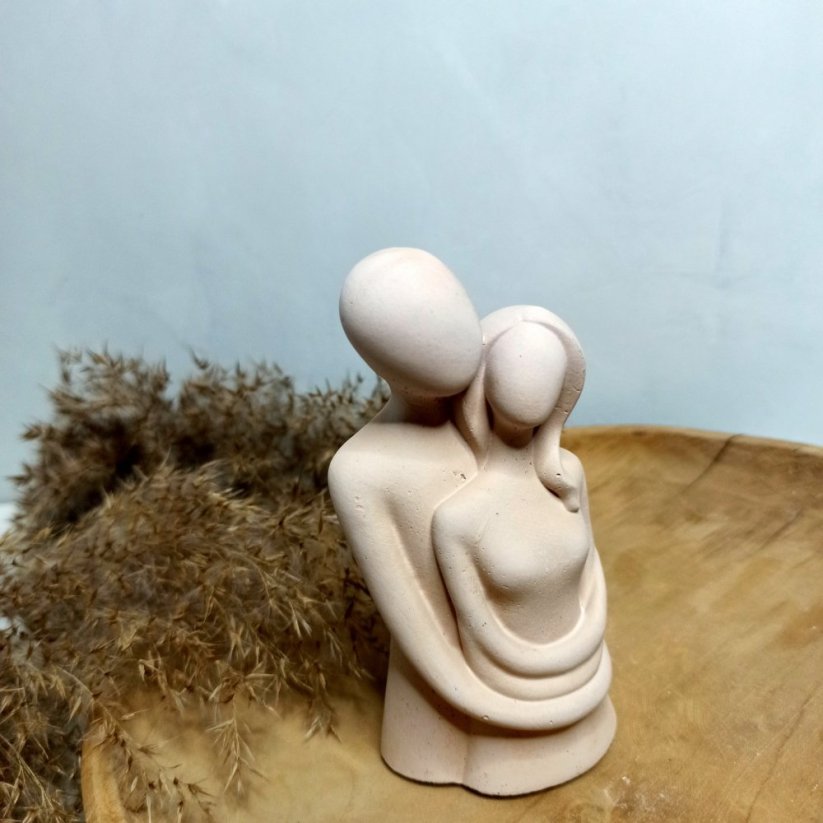 Betonová soška Ty a Já BETON home - Barva: Šedá