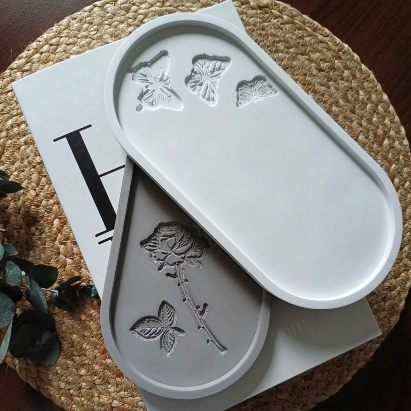 Betonový podtácek ovál velký BETON home