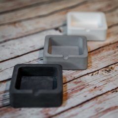 Betonový popelník hranatý BETON home