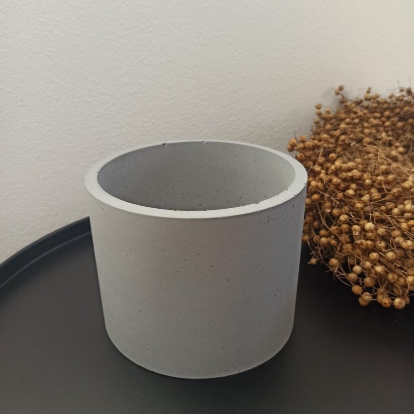 Betonový květináč hladký BETON home