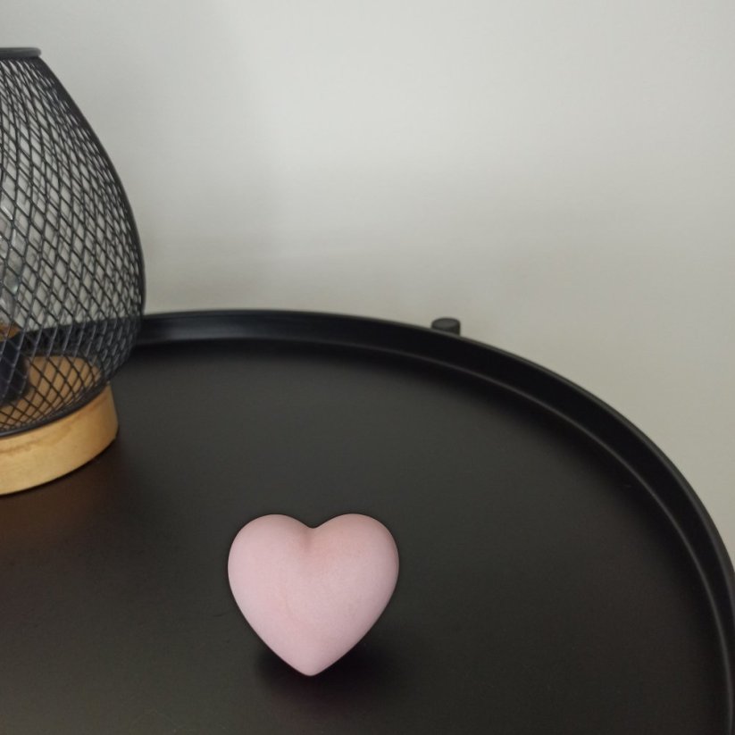 Betonové srdíčko malé 4 cm BETON home - Barva: Švestková