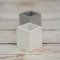 Betonový kelímek / mini květináč hranatý BETON home