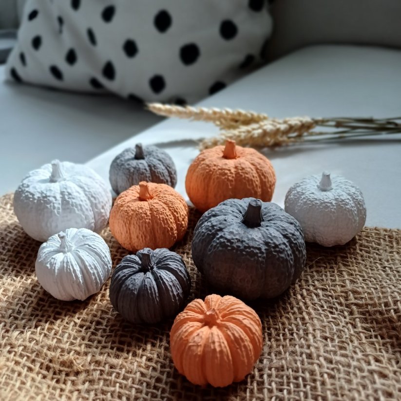 Betonové mini dýně sada 3ks BETON home