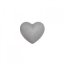 Betonové srdíčko velké - 6cm BETON home - Barva: Šedá