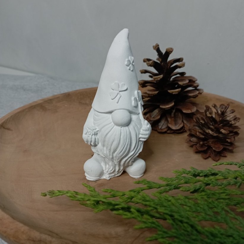 Betonový skřítek BETON home - Barva: Bílá