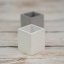 Betonový kelímek / mini květináč hranatý BETON home