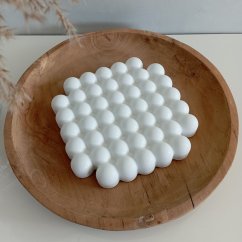 Betonový podtácek bublinky atyp velký BETON home