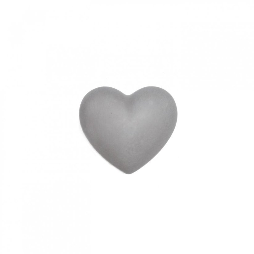 Betonové srdíčko velké - 6cm BETON home - Barva: Šedá