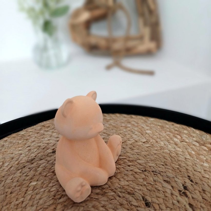 Betonový medvídek roztomilouš BETON home - Barva: Šedá