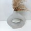 Betonová váza Elipsa BETON home - Barva: Bílá