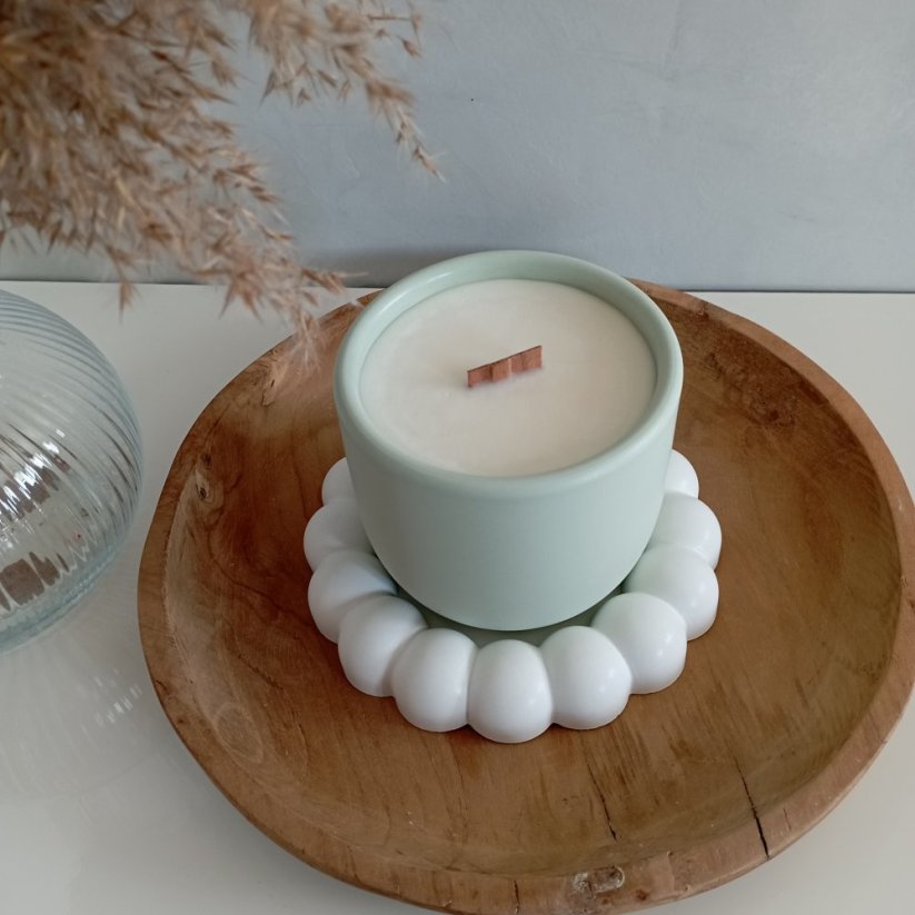 Betonový podtácek bublinky kulatý malý BETON home